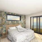 Chambre Vue 3D photo réalisme bord de mer