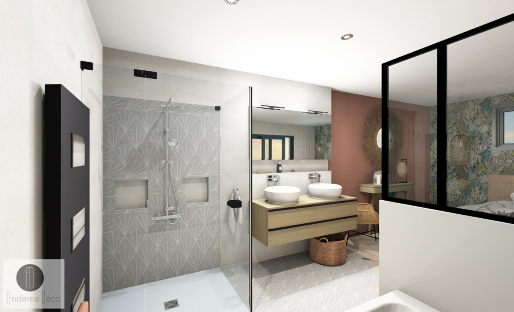 salle de bain vue 3D