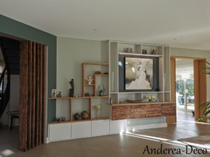 Nouvel esprit décoratif pour cette villa sur Tours