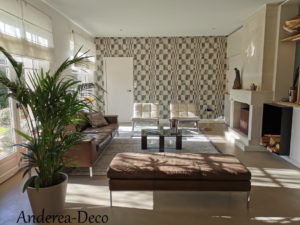 Nouvel esprit décoratif pour cette villa sur Tours