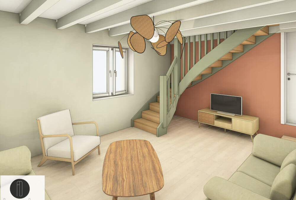 Salon St Jean Le Vieux projet Visuel 3D