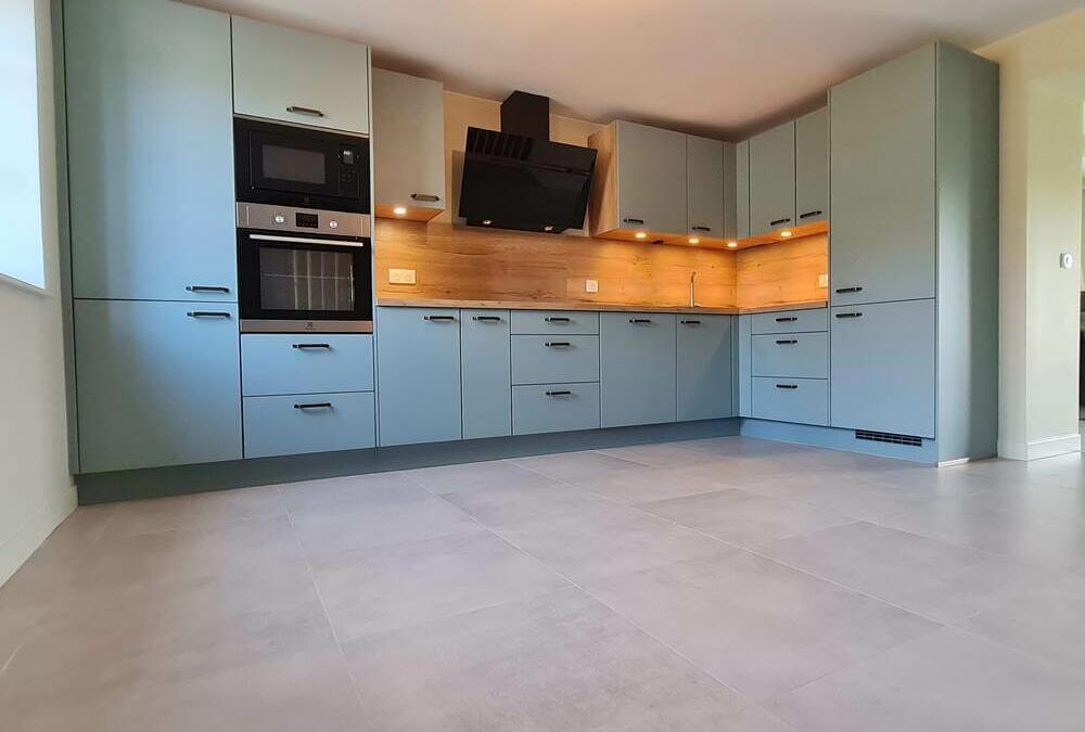 anderea-deco cuisine vert opale / bois