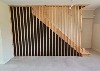 nouveau sous escalier / dressing