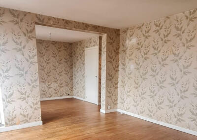 Espace de vie avant rénovation Hendaye