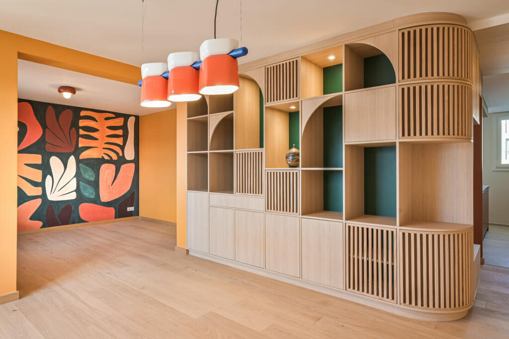 Espace de vie après rénovation Hendaye