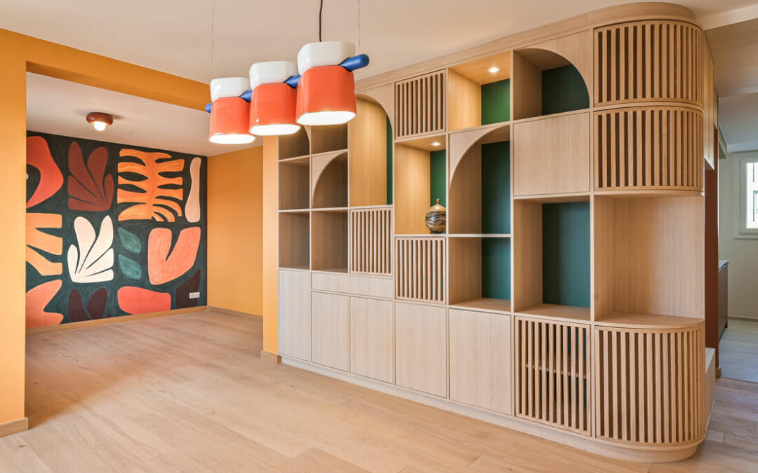 Espace de vie après rénovation Hendaye